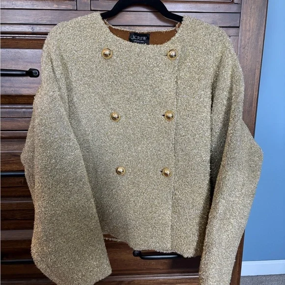 JCrew Collection Double Faced Metallic Jacket - Picture 3 of 5